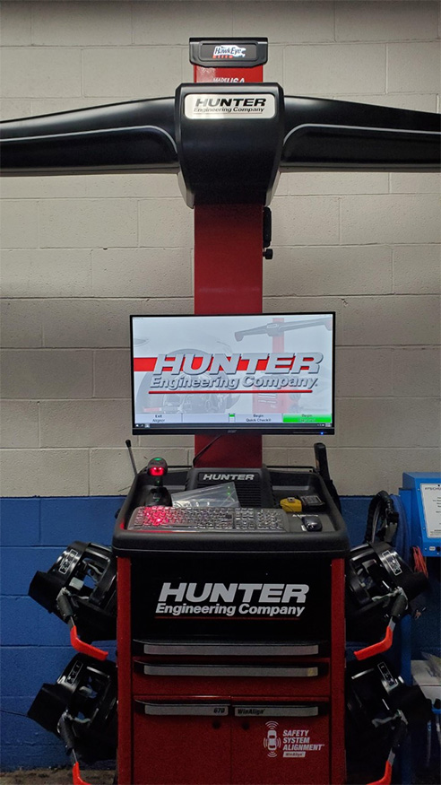 Hunter Wheel Alignment System